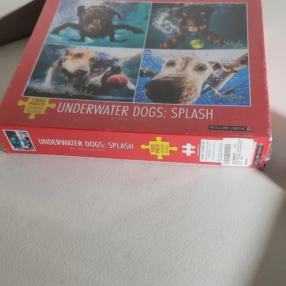 Underwater Puzzel Dogs splash 1000 pieces  New Summer